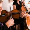 Trio de Cordas (violino, viola e violoncelo) para casamento em igreja - Foto Lari Guimarães